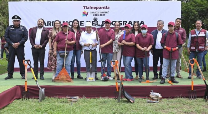 ARRANCA PROGRAMA “TRANSFORMANDO TLALNEPANTLA” PARA EL MANTENIMIENTO DE ESPACIOS PÚBLICOS