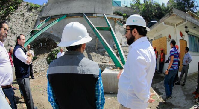 ENCABEZA ISAAC MONTOYA CONCLUSIÓN DE DEMOLICIÓN CONTROLADA DEL EDIFICIO DE LA COLONIA AMPLIACIÓN BENITO JUÁREZ