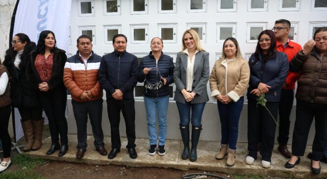 ENTREGA HUIXQUILUCAN OSARIOS EN JESÚS DEL MONTE