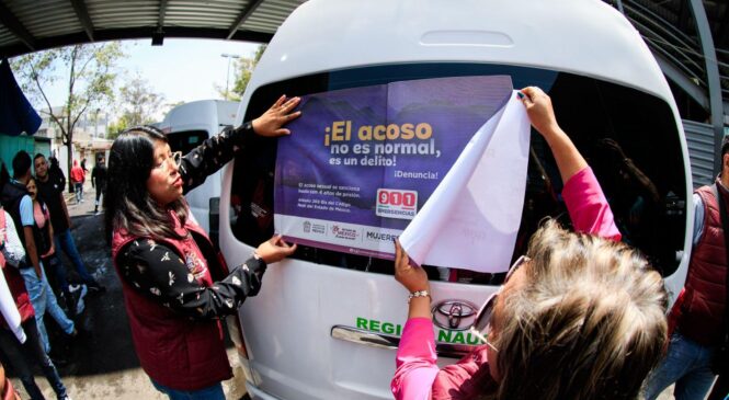 ARRANCA EN NAUCALPAN CAMPAÑA ESTATAL “NOS MOVEMOS SEGURAS”  Y ESTRATEGIA MUNICIPAL, “VIAJEMOS SEGURAS”