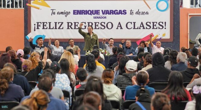 LAS FAMILIAS HUIXQUILUQUENSES SON MI PRIORIDAD: ENRIQUE VARGAS