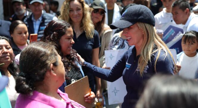 CONTINÚA HUIXQUILUCAN CON LA ENTREGA DE GIMNASIOS AL AIRE LIBRE