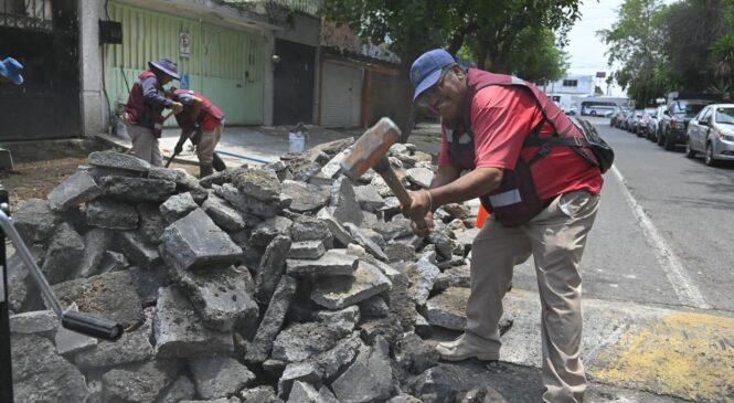 ARRANCA PROGRAMA SUSTENTABLE DE RECUPERACIÓN DE BANQUETAS EN TLALNEPANTLA