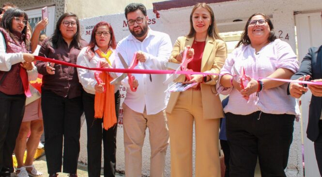 INAUGURAN PRIMER CENTRO LIBRE EN NAUCALPAN PARA OFRECER ATENCIÓN INTEGRAL Y SERVICIOS A MUJERES