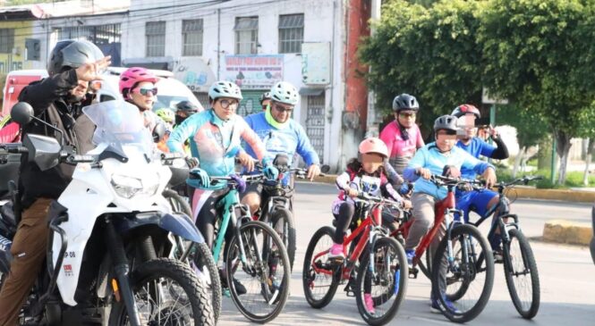 SE SUMA TLALNEPANTLA A LA RODADA POR LA PAZ QUE SE REALIZÓ EN TODO EL PAÍS