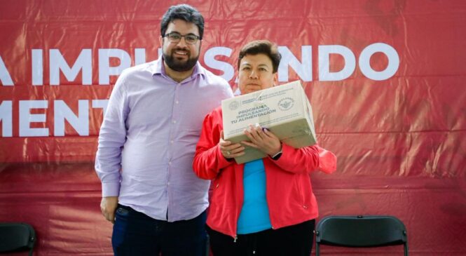 CONTINÚA ALCALDE ISAAC MONTOYA CON LA MAYOR ENTREGA DE CANASTAS ALIMENTARIAS EN NAUCALPAN