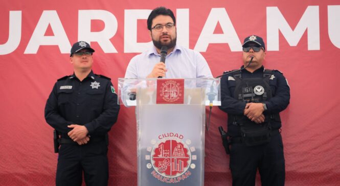 ANUNCIA ALCALDE ISAAC MONTOYA INCENTIVO PARA LA GUARDIA MUNICIPAL