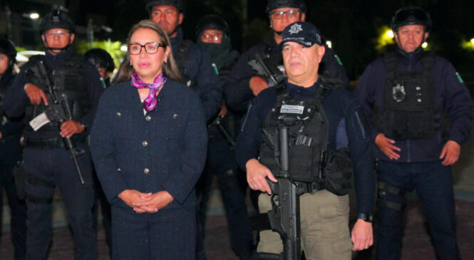 AZUCENA CISNEROS SUPERVISA PATRULLAJE DISUASIVO EN VIALIDADES Y LÍMITES CON CDMX