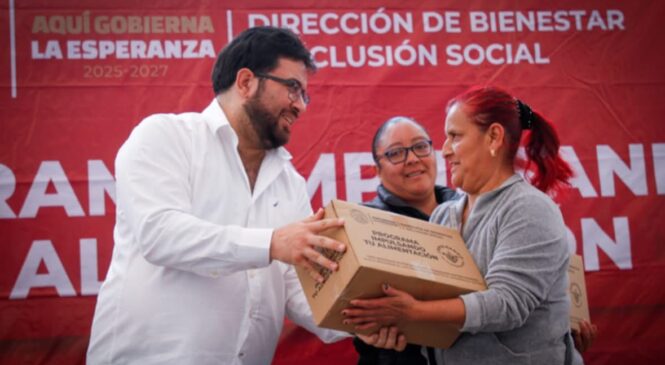 ATIENDE GOBIERNO DE NAUCALPAN CARENCIA ALIMENTARIA, SE HAN ENTREGADO CERCA DE 20 MIL  DESPENSAS