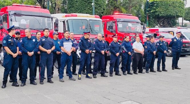 REMUNERAN VALOR Y COMPROMISO DE BOMBEROS Y BRIGADISTAS DE TLALNEPANTLA
