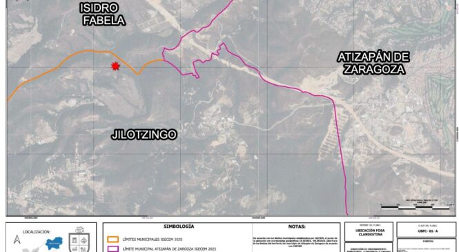 LA FOSA CLANDESTINA ENCONTRADA EN JILOTZINGO NO ESTA DENTRO DEL TERRITORIO DE ATIZAPÁN, ASEGURA GOBIERNO MUNICIPAL