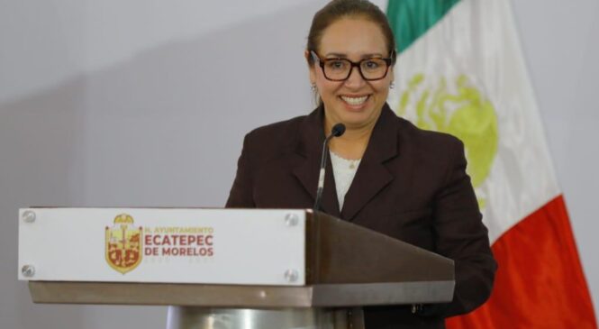 DISMINUYEN HASTA CINCUENTA POR CIENTO DELITOS DE ALTO IMPACTO EN ECATEPEC ASEGURA AZUCENA CISNEROS