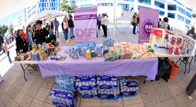 INSTALA  GOBIERNO DE NAUCALPAN TRES CENTROS DE ACOPIO PARA APOYAR A FAMILIAS AFECTADAS POR INUNDACIONES EN DIFERENTES ESTADOS DEL PAIS