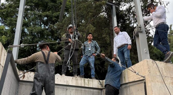 INSTALA HUIXQUILUCAN REDES RETENEDORAS DE BASURA EN LA PRESA “EL CAPULÍN”