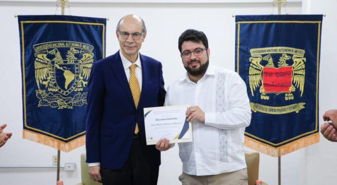 REITERA ALCALDE ISAAC MONTOYA RELACIÓN DE APOYO MUTUO CON LA UNAM EN PRO DEL DESARROLLO MUNICIPAL Y ESTUDIANTIL