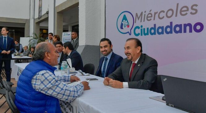 VECINOS DE ATIZAPÁN RECIBEN ATENCIÓN PERSONALIZADA DURANTE EL MIÉRCOLES CIUDADANO
