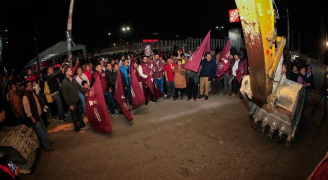 INICIA REHABILITACIÓN CON CONCRETO HIDRÁULICO DE RÍO SAN JOAQUÍN A AVENIDA PRIMERO DE MAYO SOBRE PERIFÉRICO NORTE