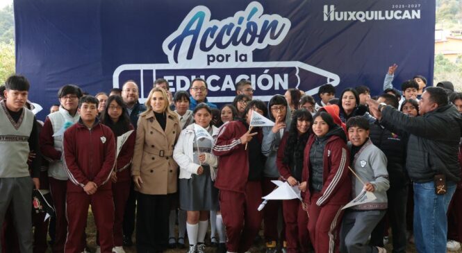 INAUGURA HUIXQUILUCAN COMEDOR ESCOLAR EN BENEFICIO DE MÁSDE 450 ESTUDIANTES DE BACHILLERATO
