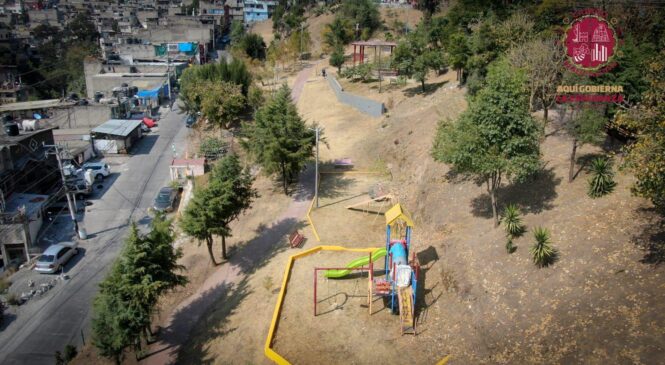 RECUPERA ALCALDE ISAAC MONTOYA PARQUE LA MUJER EN COLONIA ALFREDO V. BONFIL