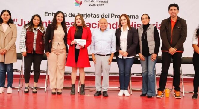 SUMAN MIL 500 JÓVENES BENEFICIADOS CON EL PROGRAMA “JUVENTUDES HACIENDO HISTORIA” EN TLALNEPANTLA