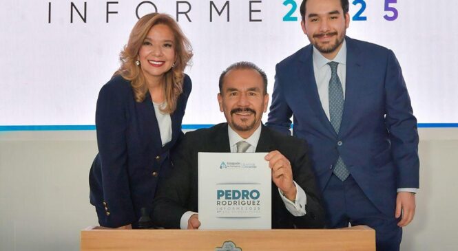 RINDE PEDRO RODRÍGUEZ SU INFORME DE GOBIERNO “CON CUENTAS CLARAS Y TRANSPARENTES” ASEGURA EL ALCALDE