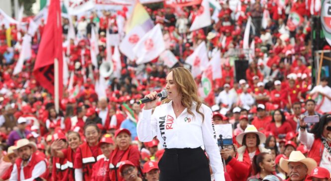 EL PRI MEXIQUENSE ESTÁ DE PIE Y LISTO PARA VOLVER A GANAR: CRISTINA RUIZ