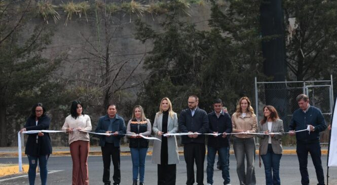 FORTALECE HUIXQUILUCAN INFRAESTRUCTURA EN LOMAS COUNTRY CLUB CON REPAVIMENTACIÓN Y ESTABILIZACIÓN DE TALUD