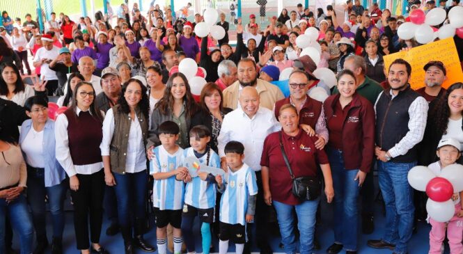 ALCALDE RACIEL PÉREZ REINAUGRA EL PARQUE AMAZITLALI TRAS UNA REHABILITACIÓN INTEGRAL