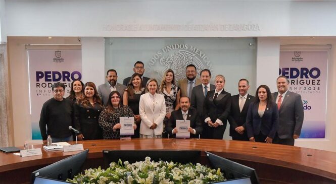 PEDRO RODRÍGUEZ DESTACA CRECIMIENTO Y FORTALEZA DE ATIZAPÁN DE ZARAGOZA, AL ENTREGAR INFORME DE GOBIERNO 2025