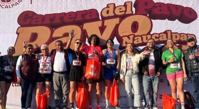 MÁS DE 2 MIL NAUCALPENSES PARTICIPAN EN LA CARRERA DEL PAVO 2025, SE LLEVA A CABO DE MANERA EXITOSA Y FESTIVA