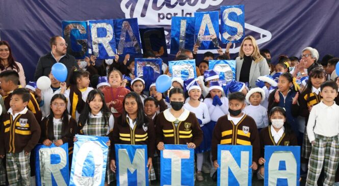 MAESTROS Y ESTUDIANTES DE HUIXQUILUCAN RECONOCEN BENEFICIOS DEL PROGRAMA “ACCIÓN POR LA EDUCACIÓN”