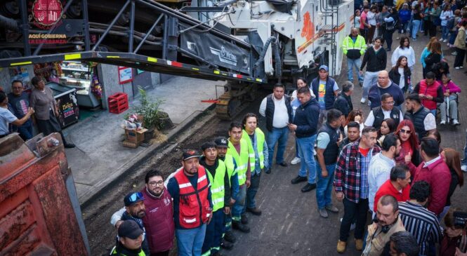 CONTINÚA ALCALDE ISAAC MONTOYA CON EL RESCATE DE NAUCALPAN CENTRO
