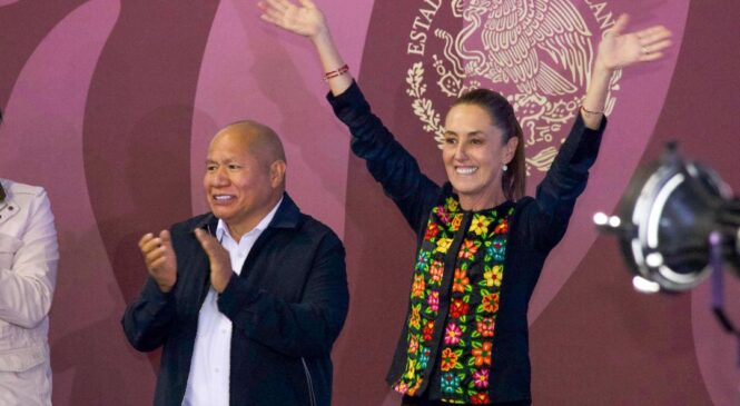 TLALNEPANTLA DA LA BIENVENIDA A LA PRESIDENTA CLAUDIA SHEINBAUM PARA FORTALECER PROGRAMAS SOCIALES