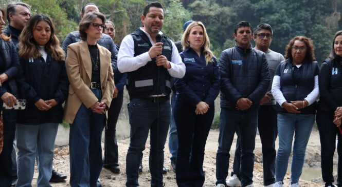 CUMPLE HUIXQUILUCAN 100% DE LOS COMPROMISOS PARA REMEDIAR LA PRESA “EL CAPULÍN”