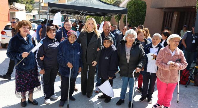 COMIENZA HUIXQUILUCAN LA ENTREGA DE OBRAS EN 2026 CON LA REPAVIMENTACIÓN DE CALLE EN EL OLIVO