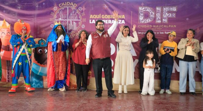 GOBIERNO DE NAUCALPAN FESTEJA A MÁS DE 6 MIL NIÑAS Y NIÑOS EN EL MARCO DEL DÍA DE REYES