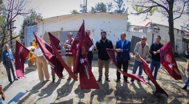 REHABILITA GOBIERNO DE NAUCALPAN TANQUE DE AGUA POTABLE JARDINES DE LA FLORIDA
