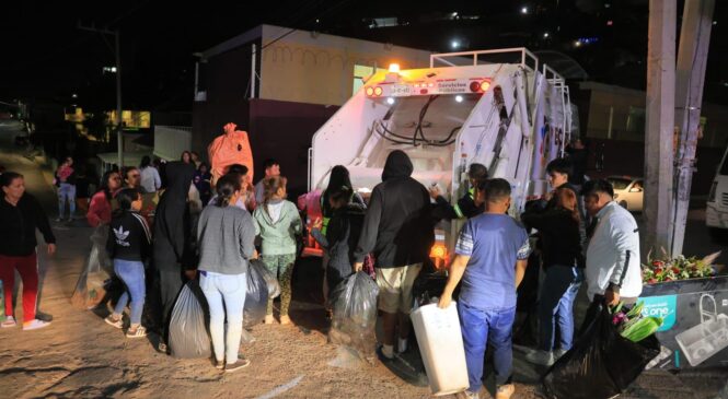 FORTALECEN EN ECATEPEC LA RECOLECCIÓN NOCTURNA GRATUITA DE BASURA