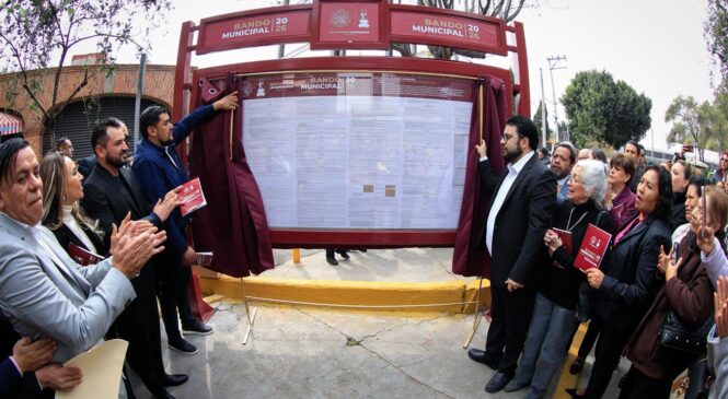 PROMULGA GOBIERNO DE NAUCALPAN EL BANDO MUNICIPAL 2026, ENFATIZA ALCALDE ISAAC MONTOYA CARÁCTER HUMANISTA