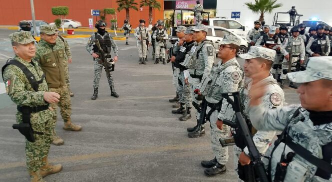 SE FORTALECE Y CONSOLIDA EL MANDO UNIFICADO ZONA ORIENTE CON EL ARRIBO DE 300 ELEMENTOS DE LA GUARDIA NACIONAL