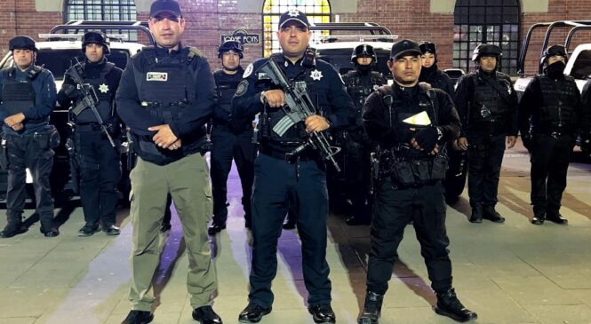 INTENSIFICA RACIEL PÉREZ CRUZ SEGURIDAD EN ZONAS ALTAS CON OPERATIVOS DE PROXIMIDAD