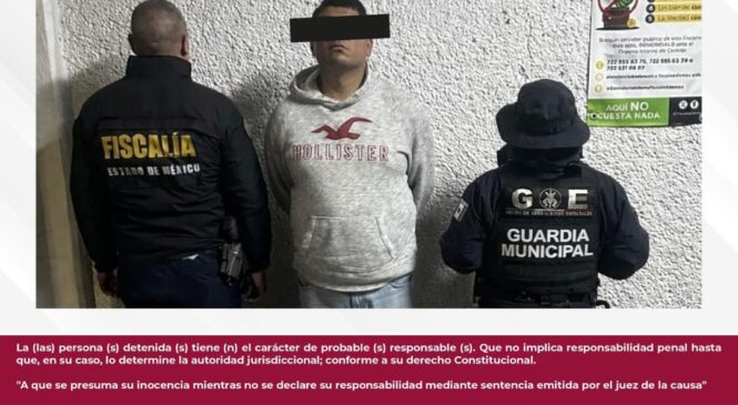 GUARDIA MUNICIPAL DETIENE A PROBABLE AGRESOR DE “LOBITO” TRAS OPERATIVO COORDINADO