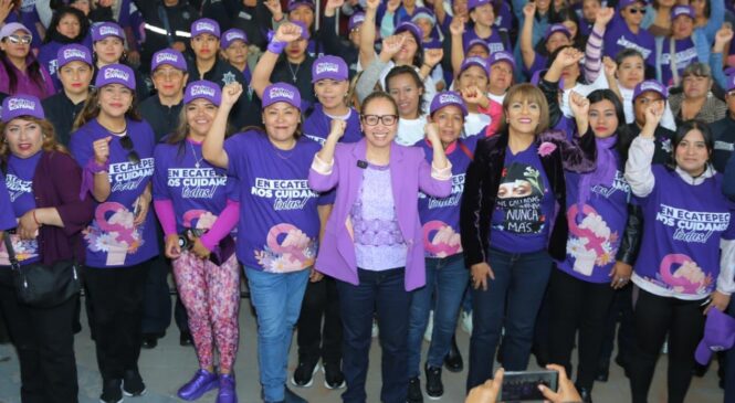 EN #8M ARRANCA CAMPAÑA “EN ECATEPEC NOS CUIDAMOS TODAS” EN TRANSPORTE PÚBLICO