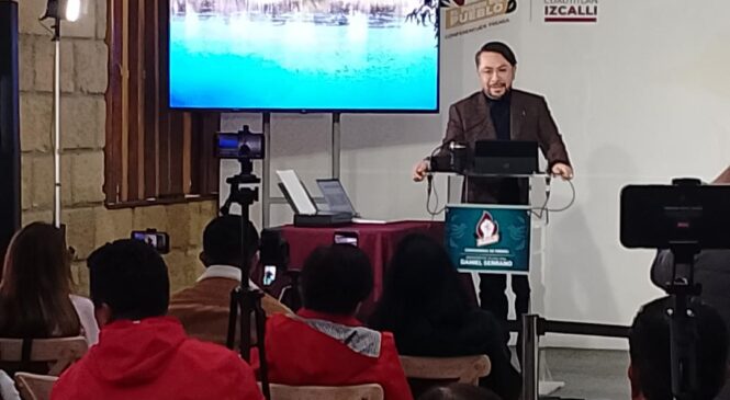 TRAS JORNADA INTENSIVA DE LIMPIEZA EN EL LAGO DE GUADALUPE ELIMINAN LIRIO ACUÁTICO Y LENTEJILLA INFORMA ALCALDE DANIEL SERRANO