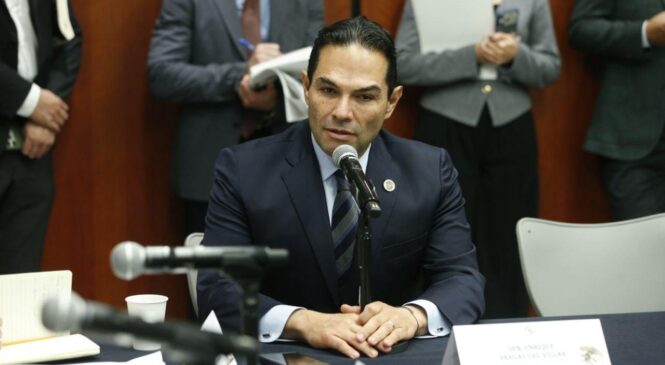 PLANTEA ENRIQUE VARGAS REUNIÓN INTERPARLAMENTARIA CON EL SENADO DE ESTADOS UNIDOS PARA ABORDAR TEMAS DE SEGURIDAD