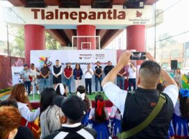 RACIEL PÉREZ CRUZ ENCABEZA LA APERTURA DEL MÓDULO DEPORTIVO BAJOPUENTE PARA FORTALECER EL TEJIDO SOCIAL