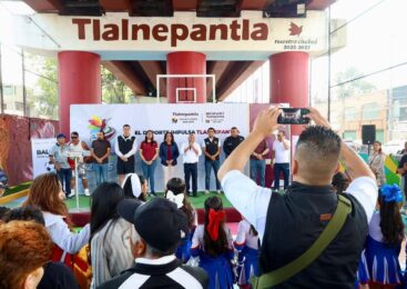 RACIEL PÉREZ CRUZ ENCABEZA LA APERTURA DEL MÓDULO DEPORTIVO BAJOPUENTE PARA FORTALECER EL TEJIDO SOCIAL