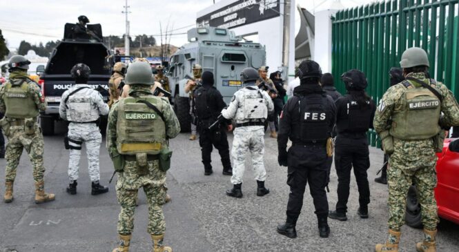 MACRO OPERACIONES DE SEGURIDAD DEBILITAN REDES DELICTIVAS Y DEJAN MÁS DE 400 DETENIDOS EN EL EDOMÉX