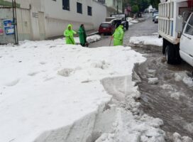 ACTIVAN EN ECATEPEC OPERATIVO TORMENTA POR LLUVIA CON GRANIZO