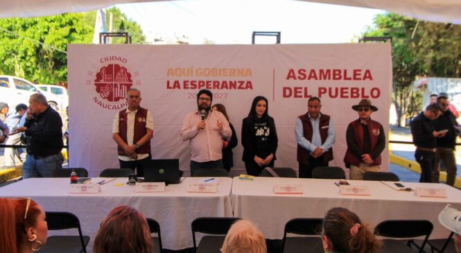 LLEVA GOBIERNO DE NAUCALPAN ASAMBLEA DEL PUEBLO A LA COLONIA MÉXICO 68